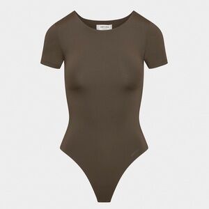 **SOLD** Aritzia Brown Crew Contour Bodysuit